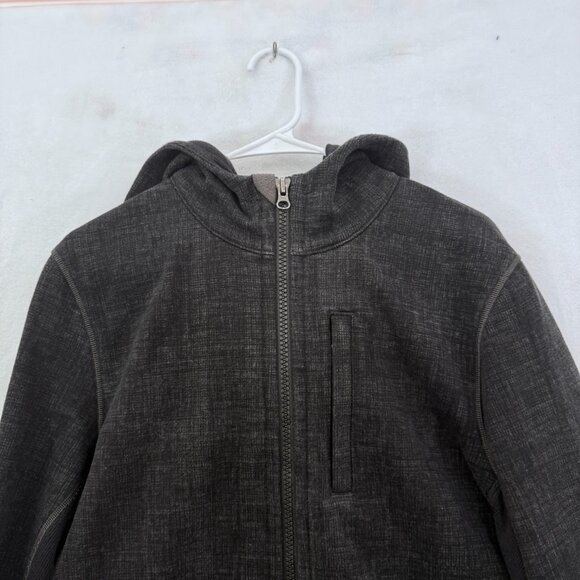 Lululemon Scuba Hoodie Mens M Gray Full Zip Heavyweight Sweatshirt Fleece - Picture 2 of 9